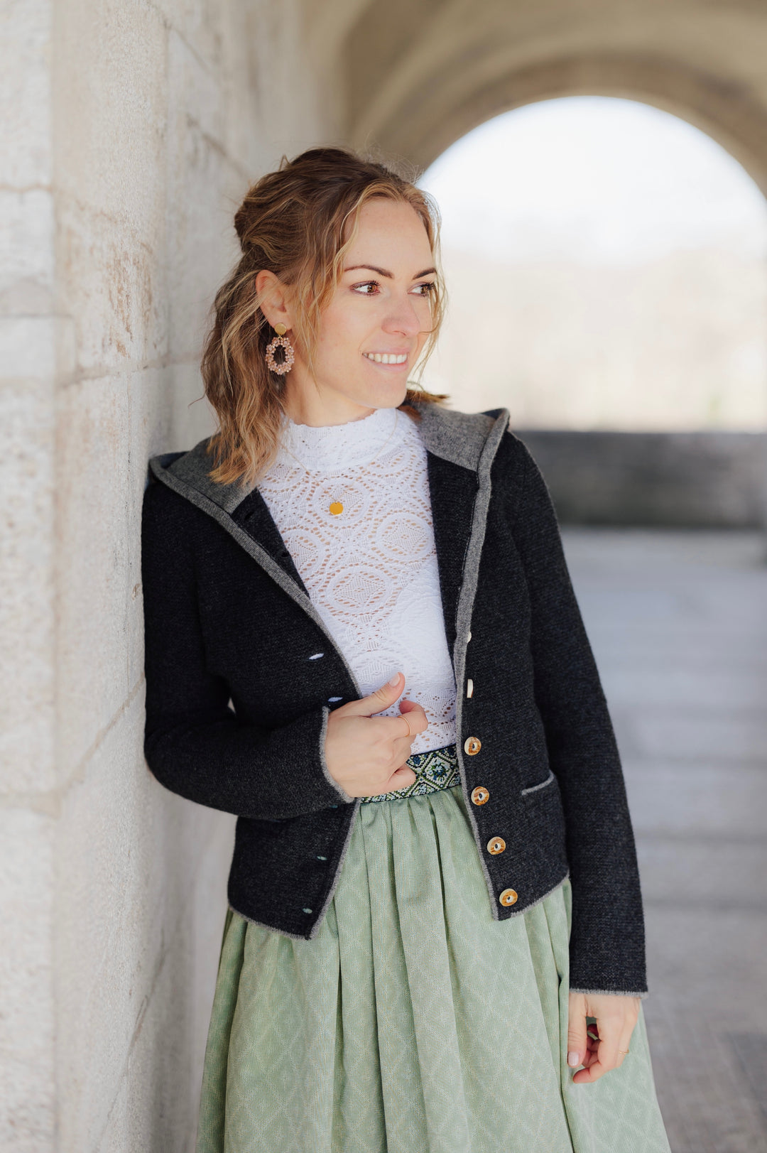 Kapuzenstrickjacke ANTONIA