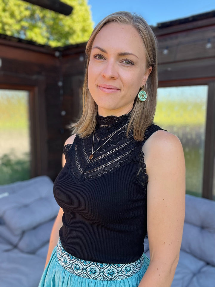 Top LENI schwarz - New in