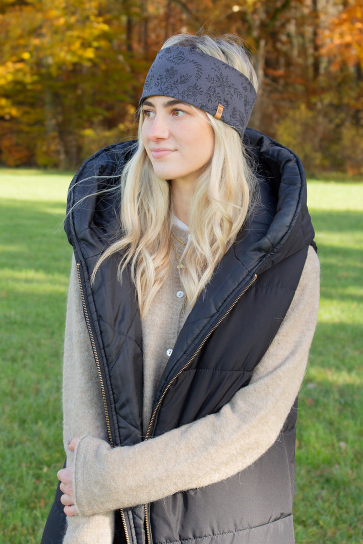 Jerseystirnband ZAUBERHAFTE LENI - handbedruckt