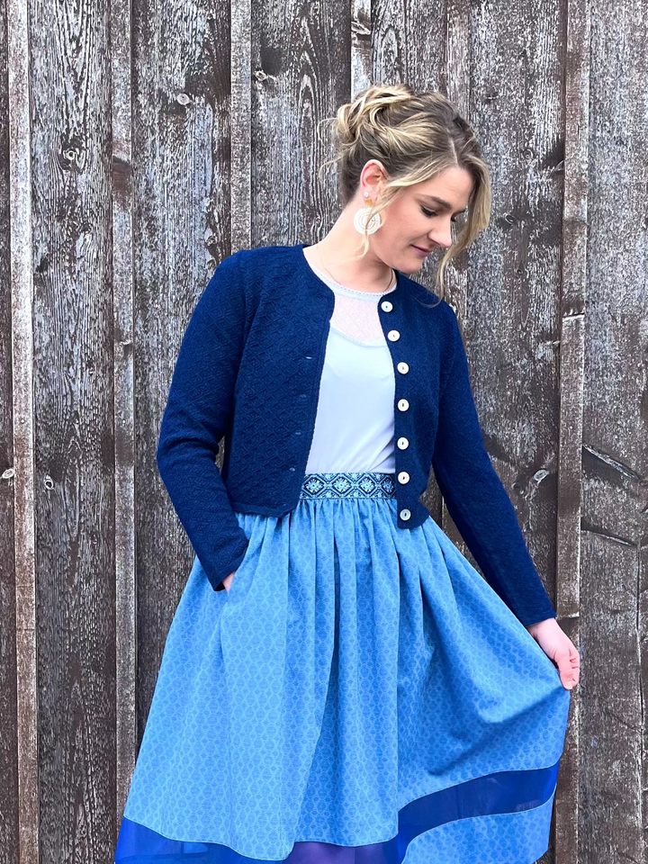 Damenstrickjacke MARINA blau