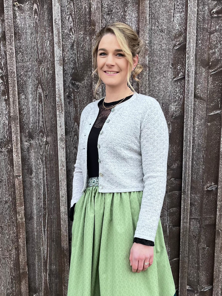 Damenstrickjacke MARINA grau