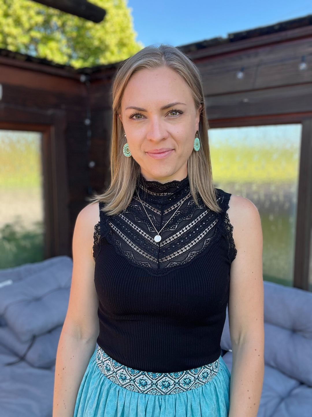 Top LENI schwarz - New in