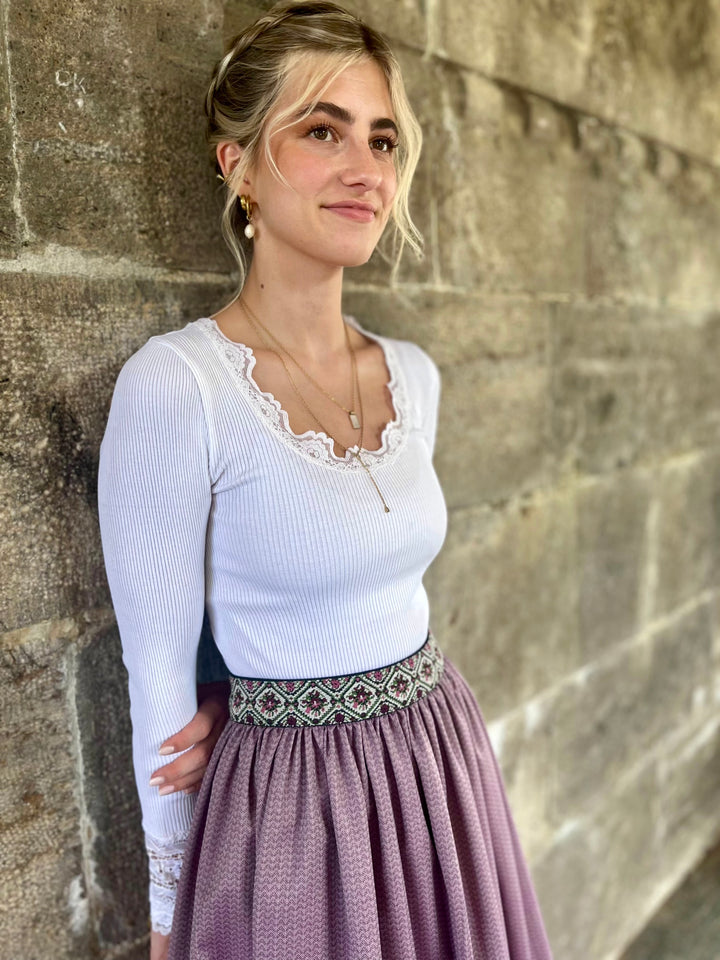 Shirt ROSEMUNDE VRENI weiß - BESTSELLER
