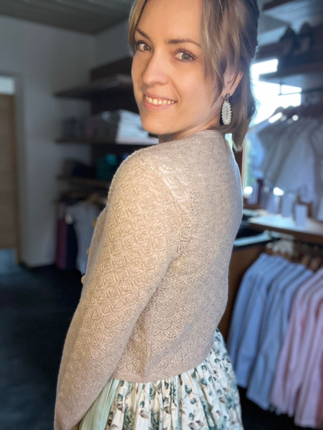 Damenstrickjacke MARINA braun