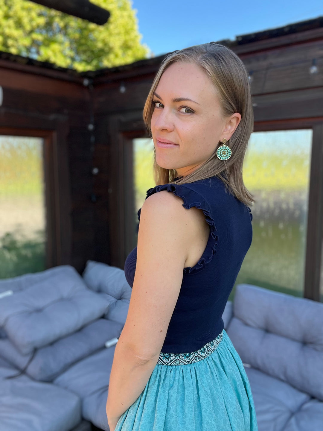 Top LUCIE blau - NEW IN