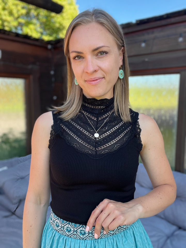 Top LENI schwarz - New in