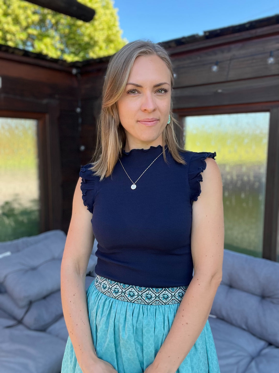 Top LUCIE blau - NEW IN