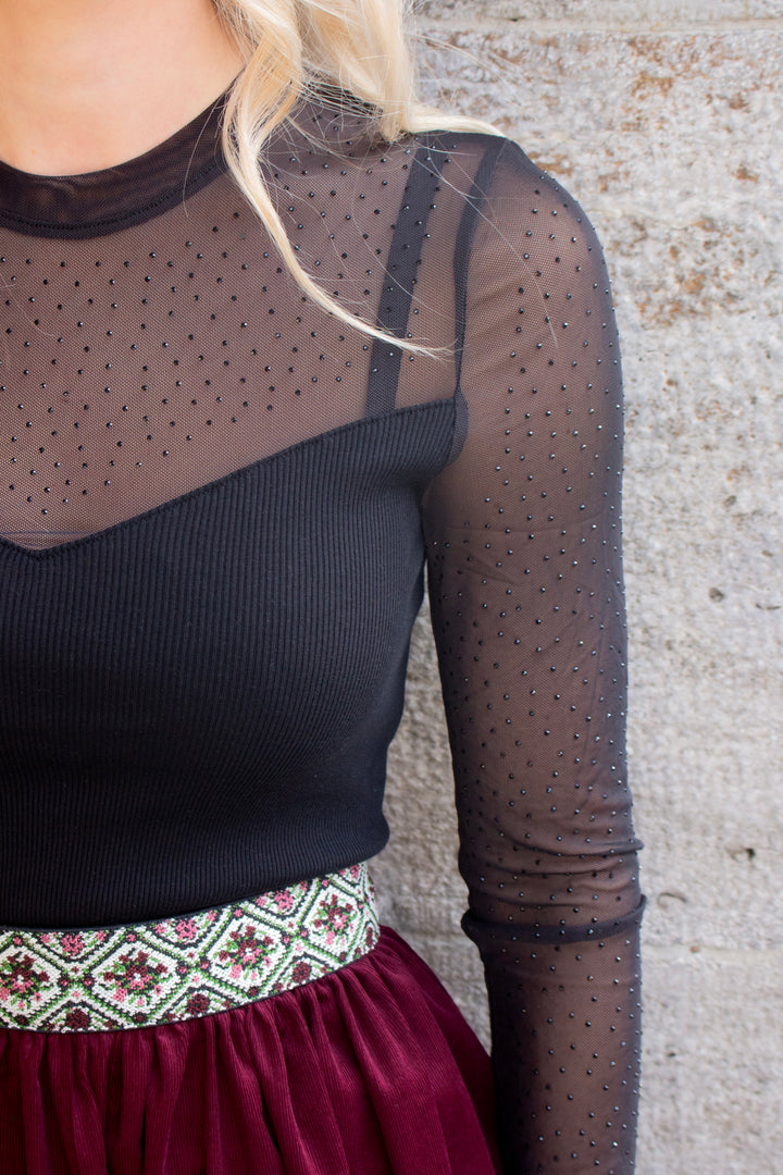 Glitzerbluse MELISSA