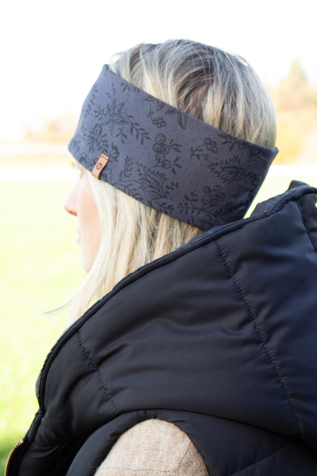 Jerseystirnband ZAUBERHAFTE LENI - handbedruckt