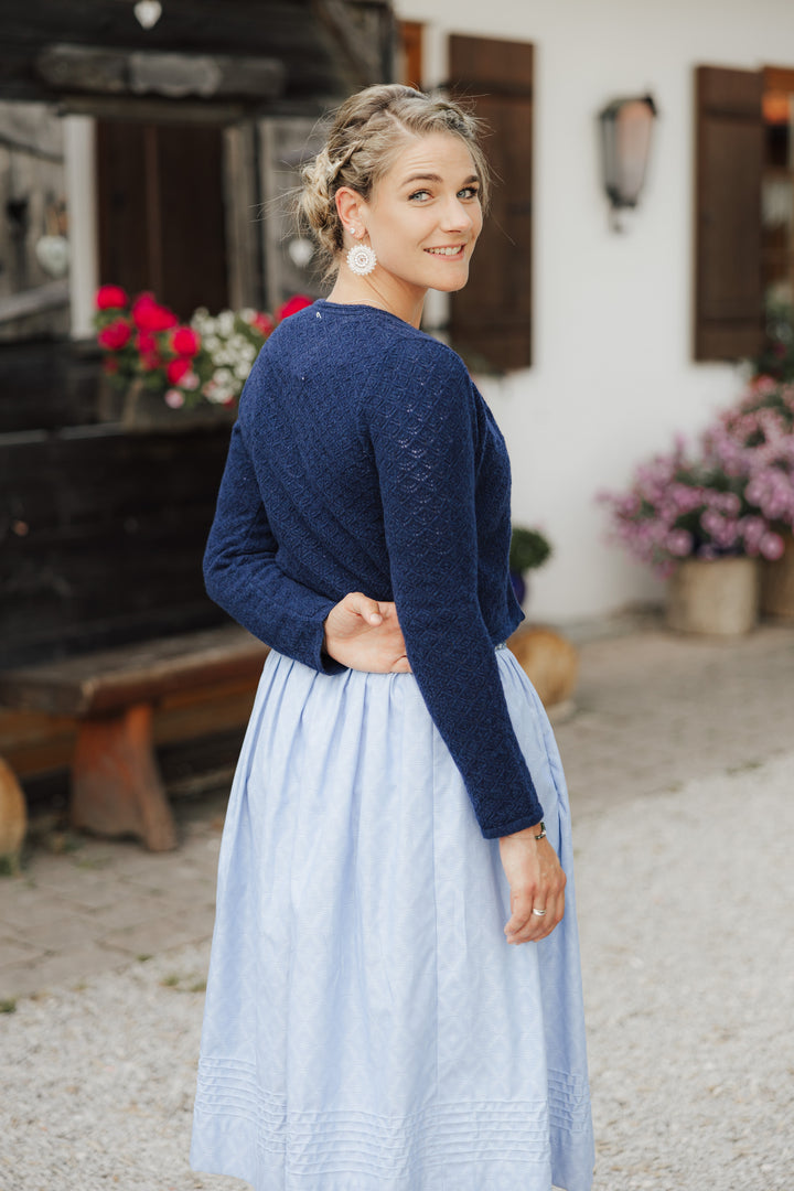 Damenstrickjacke MARINA blau - Last Chance