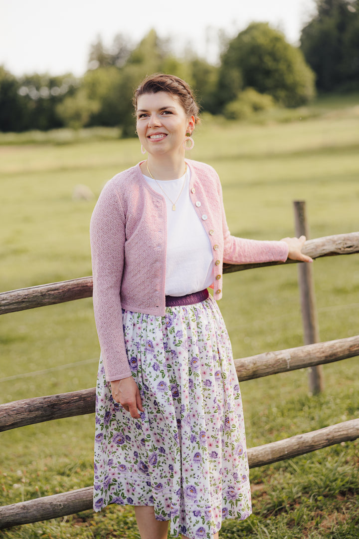 Damenstrickjacke MARINA rosa