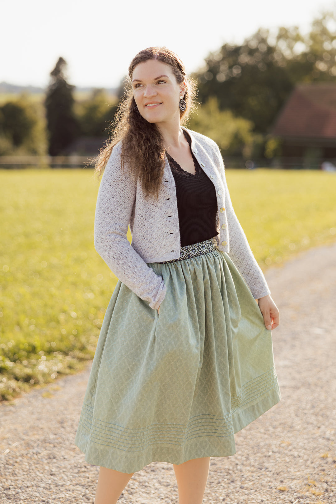 Damenstrickjacke MARINA grau